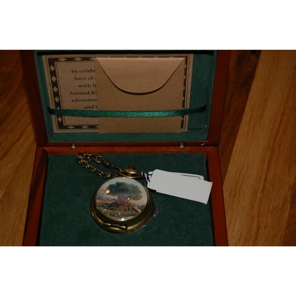 New EXTREMELY RARE Disney Animal Kingdom Pocket Watch